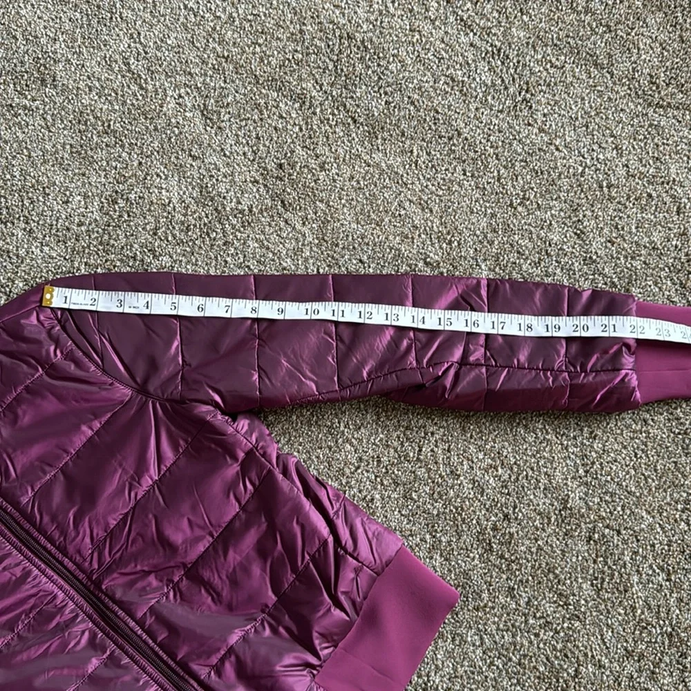 Lululemon Non-Stop Quilted Reversible Weatherproof Bomber Jacket Marvel Size 2 - Picture 10 of 11